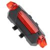 Bicycle 918 Tail Light USB Charging Night Riding Safety Warning Light Outdoor LED LightRed