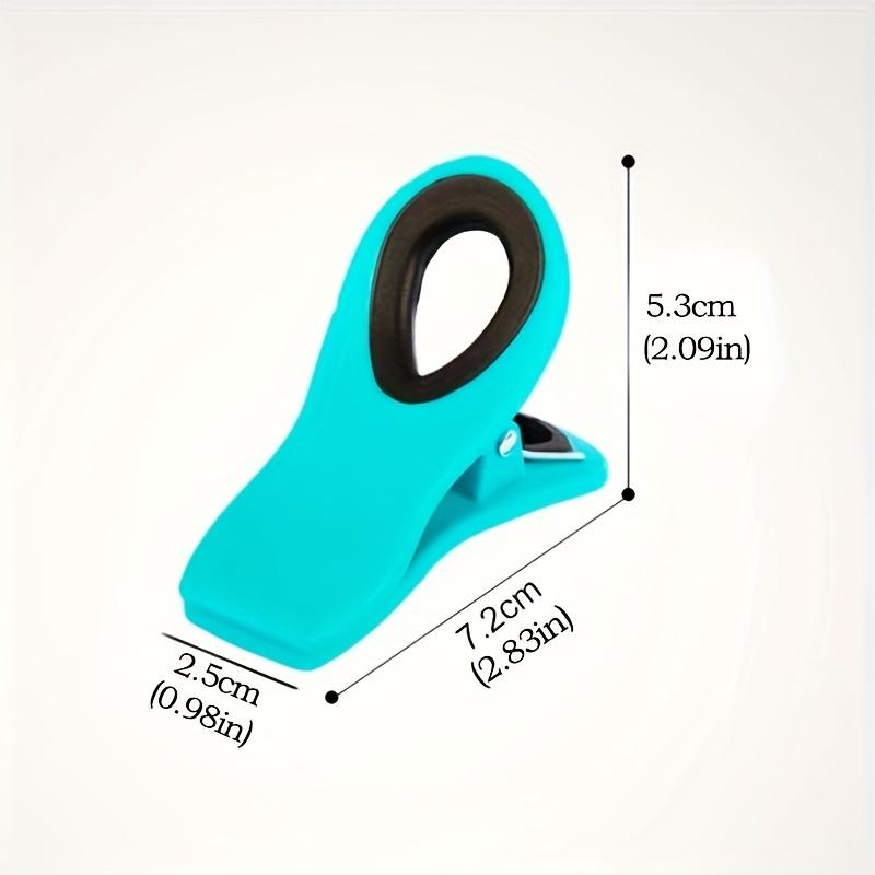 3/6/9PCS Chip Clips Bag Clips, Magnetic Bag Clip for Food Storage Heavy Duty, Plastic Food Clip for Chips,Snack, Kitchen, Refrigerator, Garden, Sewing