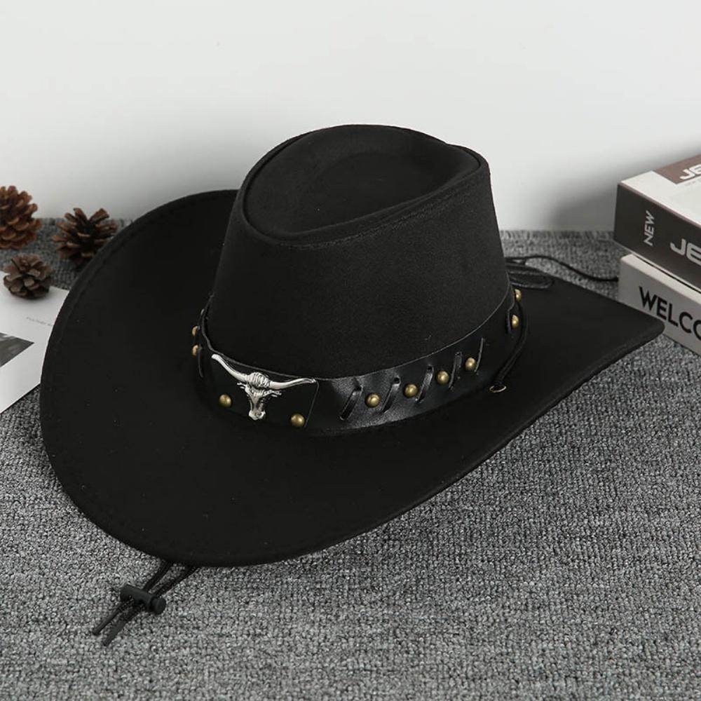 Western Cowboy Hat Retro Wide Brimmed Hat Cowgirl Hat Comfortable For Outdoor Tourism Cowboy Event Horse Riding