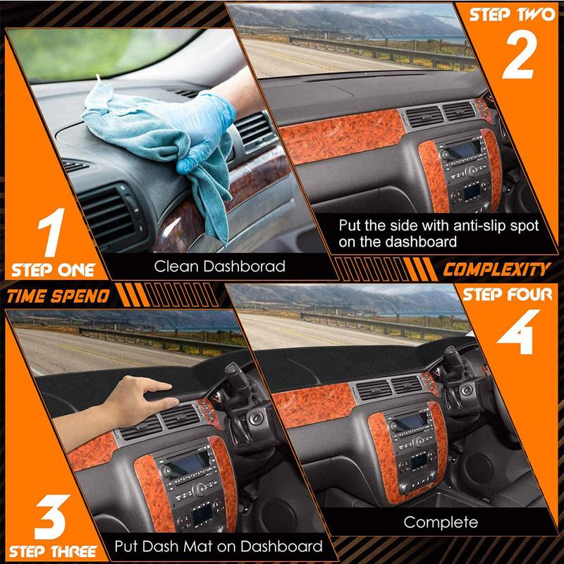For MG 3 MG3 2011~ Right and Left Hand Drive Car Dashboard Covers Mat Shade Cushion Pad Carpets Accessories 2017 2018