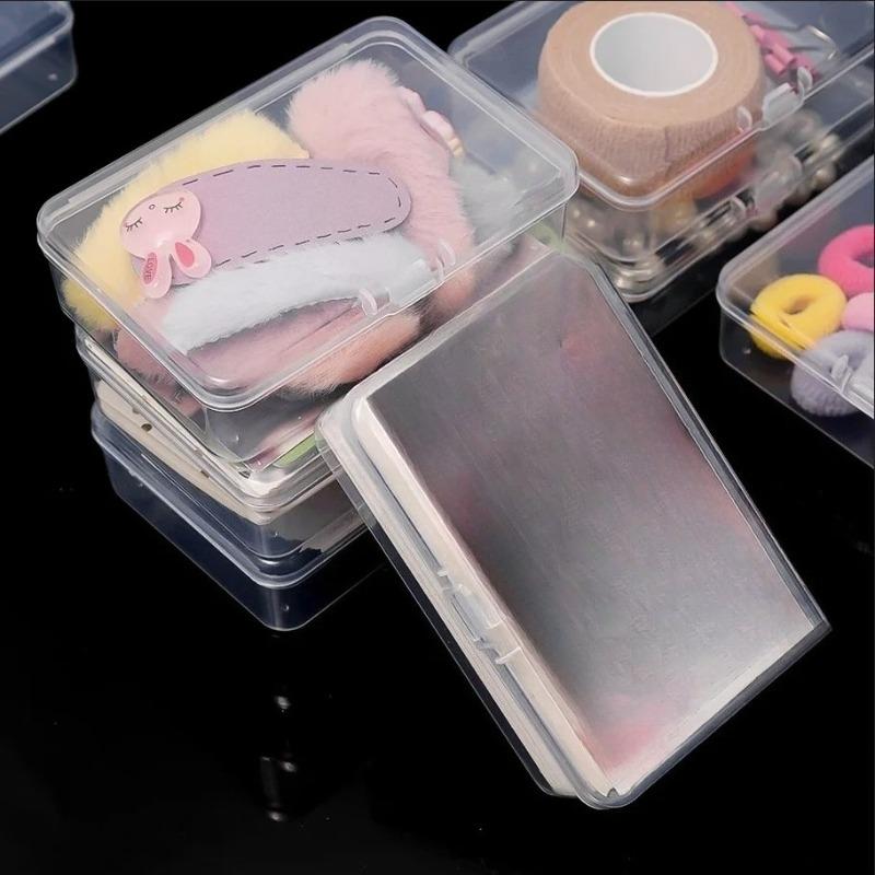 3/5/10Pcs Transparent Plastic Storage Boxes for Playing Cards Poker Game Card Organizer Container Board Game Packing Case