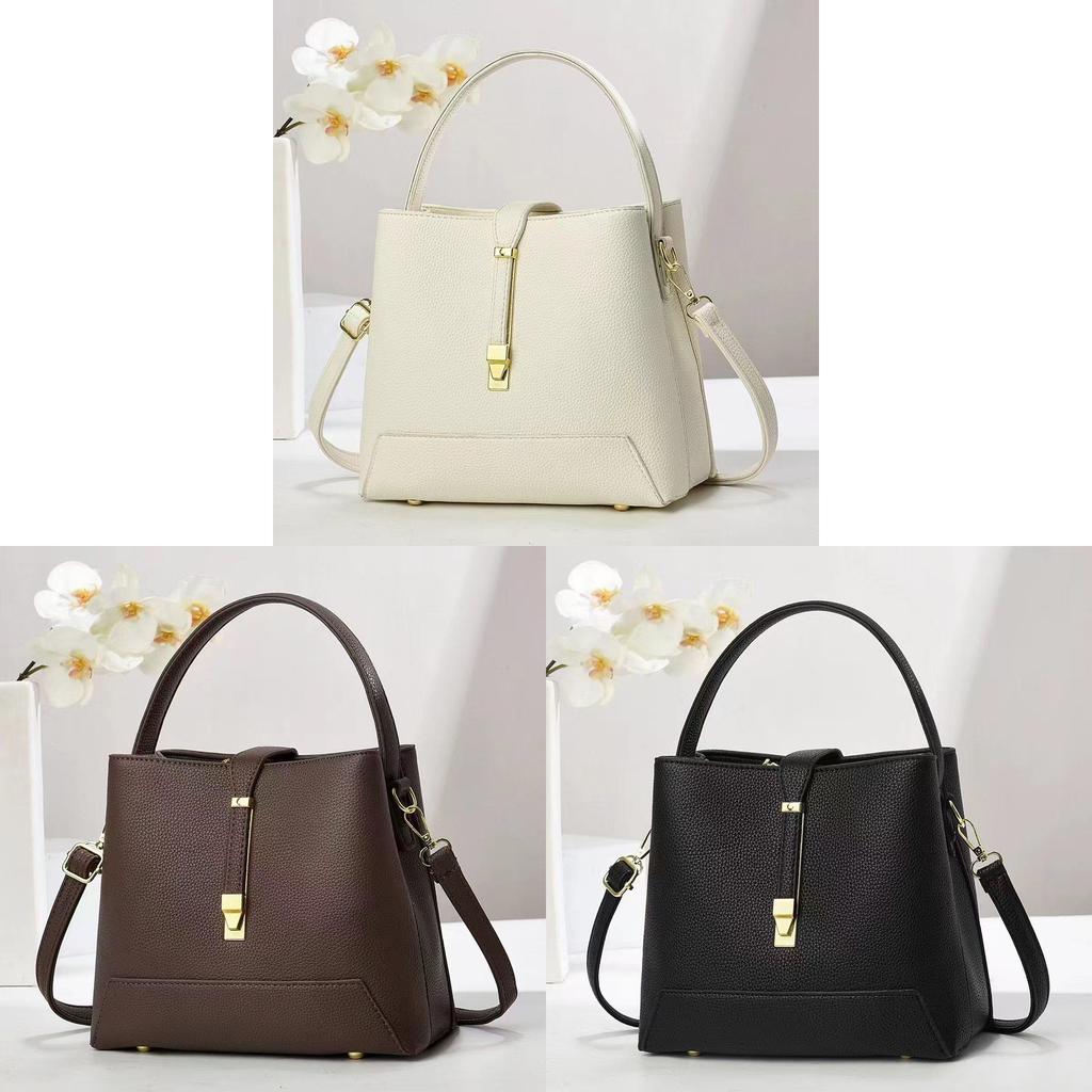 Fashion Womens Large Capacity Pu Handbag With Zipper Closure For Daily Use