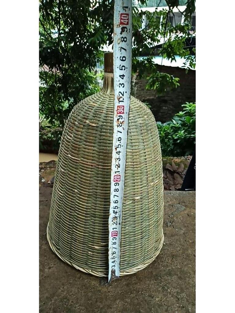 Handmade Bamboo Bee Catcher: Weaving Trap & Attracting Cage, Breathable Design