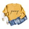 Women's Loose Fit Long-Sleeve Round Neck Casual Fashion Sweatshirt