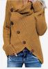 2026 Autumn-Winter Women's Long Sleeve Irregular Knit Sweater - European & American Trend