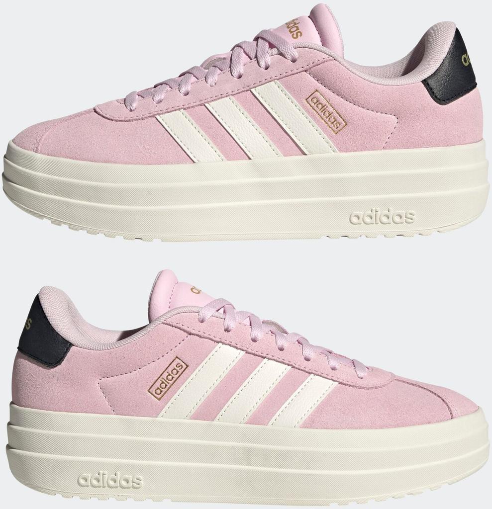 Кроссовки Adidas VL Court Bold Women прозрачный розовый/ядерный белый/ядерный черный