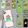 Kawaii Frog Mushroom Phone Case For iPhone 13 16 15 11 12 14 17 Pro Max 12 Mini 15 16 Plus 16e 17 Air Cover Funda