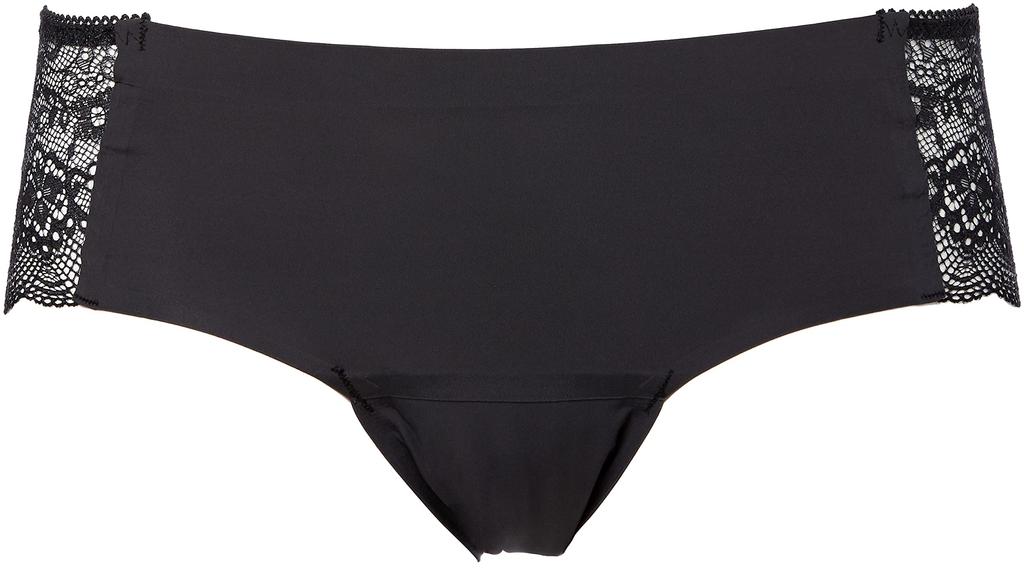 Underwear 1WEEK SANITARY Plus Week Sanitary Water Absorbent Physiological Shorts Lace Normal Day 87902APS Black M [Atsugi] (One Plus) (PK) Women's