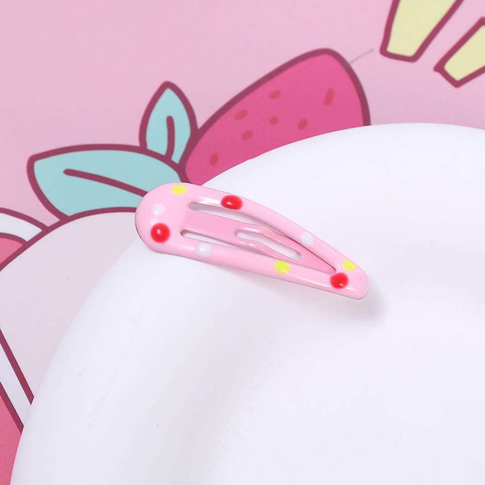 2PCS Colorful Polka Dot Small Hair Clip