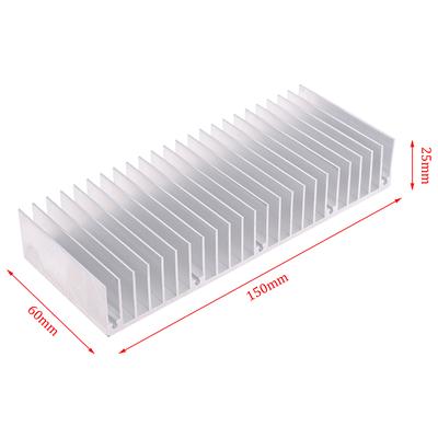 150X60X25Mm Radiador Dissipador de Calor de Alumínio Dissipador de Calor Extrudido Para Eletrônico LED