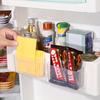 1/5/10/20PCS Space-saving Refrigerator-mounted Cheese Slice Organizer for Condiment Bags and Kitchen Storage