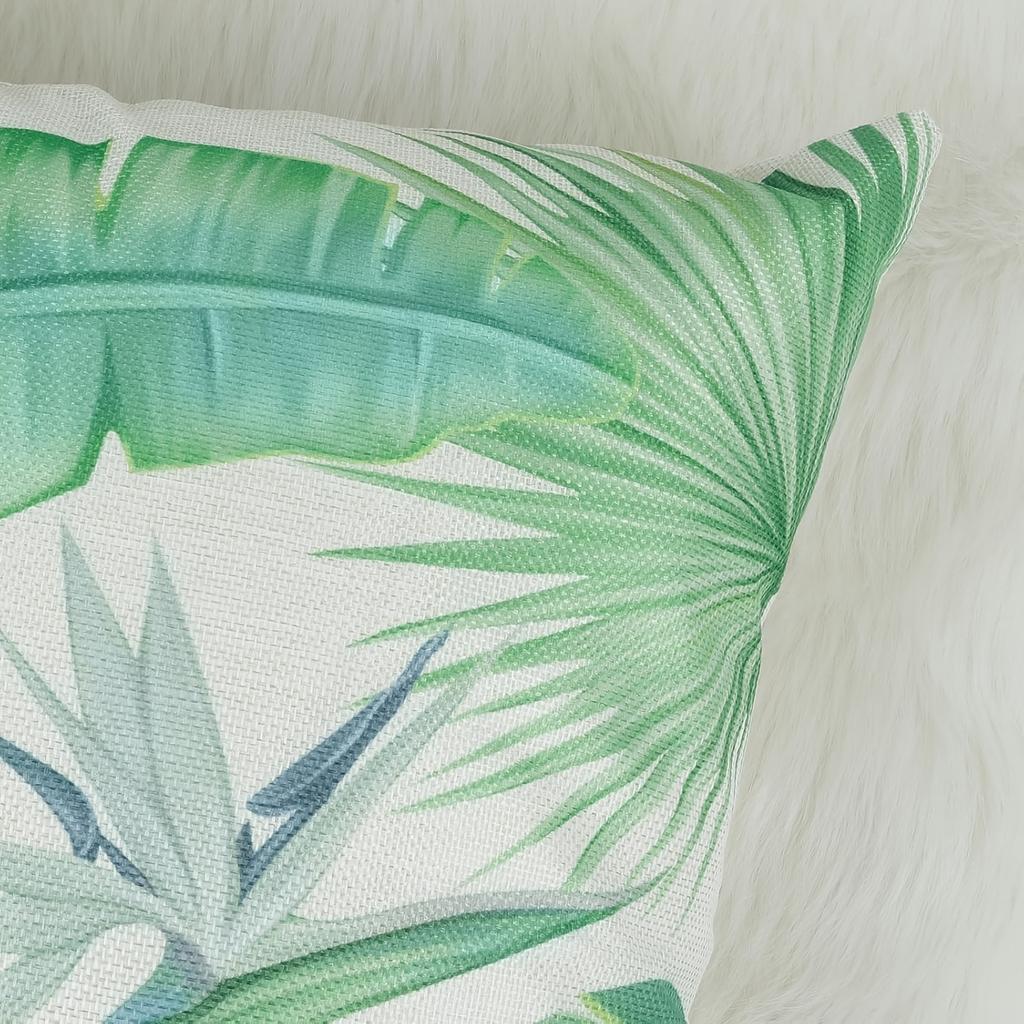 1/4pcs Tropical Palm Leaf Throw Pillow Covers Watercolor Jungle Botanical Cushion Cases for Home Patio Decor Cushion Cover