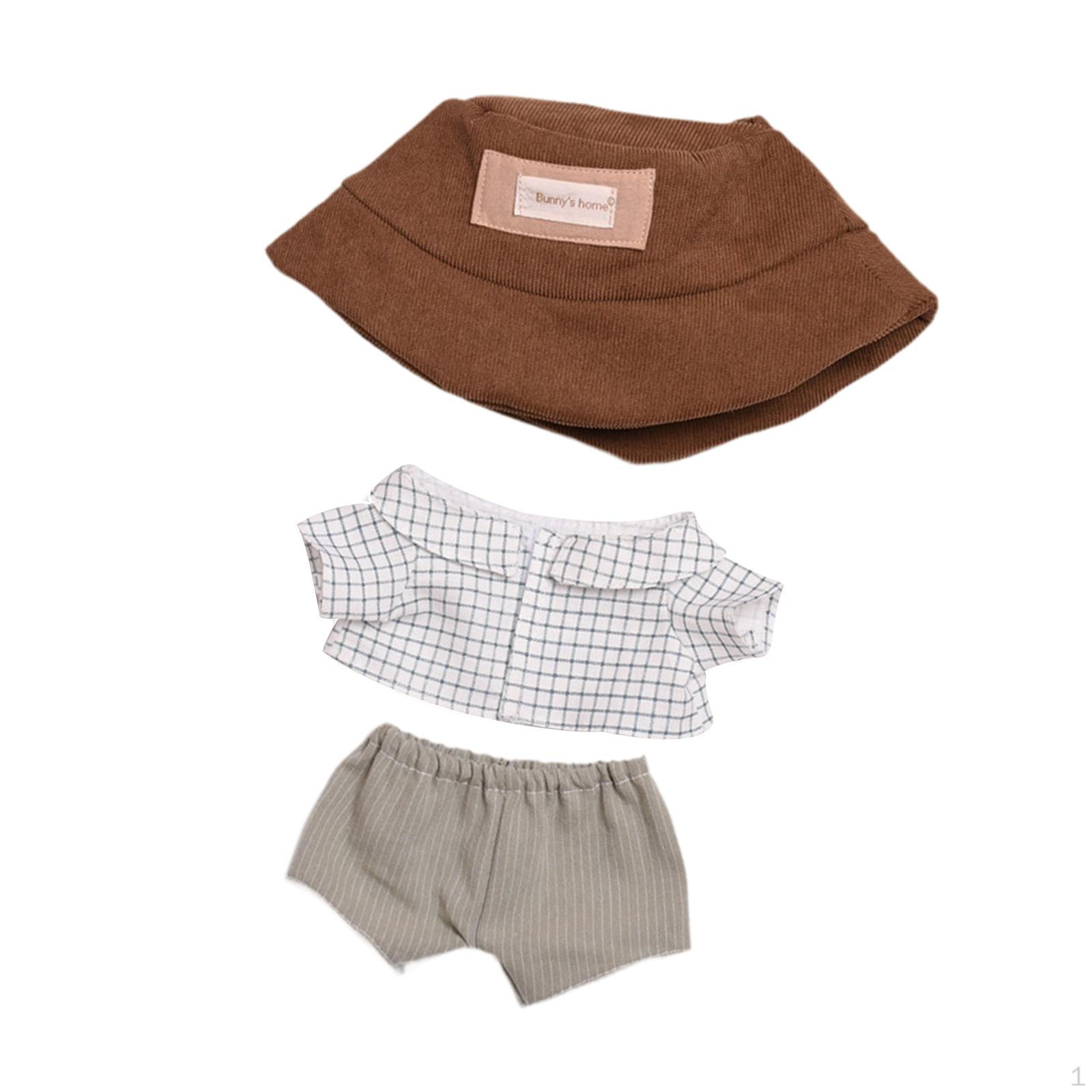 3 шт. Кукольная рубашка с шортами и шляпой — фото 10