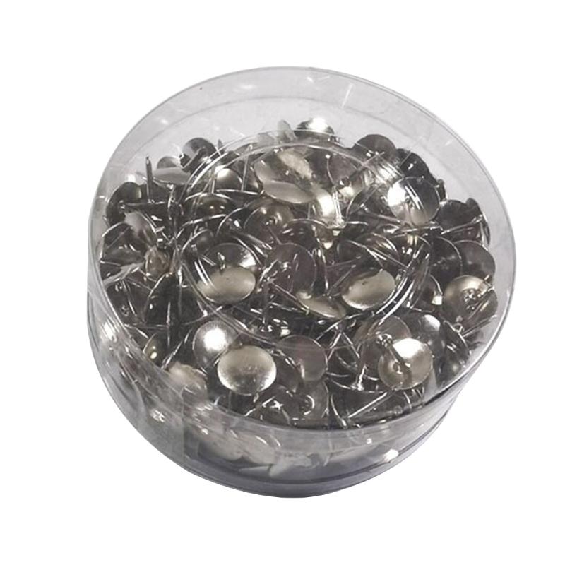 500Pieces Multifunctional Metal Thumbtacks for Office School Roundness Push Pins Office Tacks for Corkboard Furniture