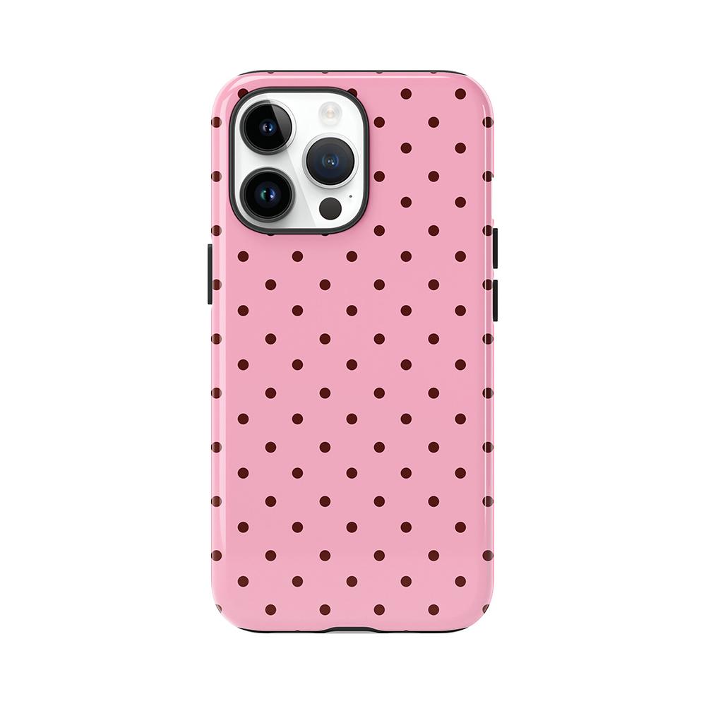 Custodia Lussuosa Clmj Ins Coreana con Punti Colorati per iPhone 17 16 15 14 13 12 11 X XS XR XSMAX Air Pro Max Plus Doppio Strato