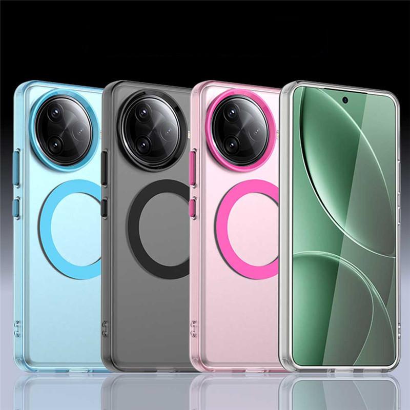 For Redmi K80 Pro Case For Redmi K80 K70 Pro Ultra Cover Translucent Candy Color Matte Magnetic Shockproof Protective Bumper