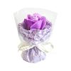 Scented Artificial Flower Bouquet Handmade Mini Aromatherapy Soap Rose Floral Arrangement Romantic Valentine's Day Gift for Home Car Decoration