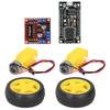 Smart Car Robot Kit for RC Car Plastic Tire Wheel DC36V Motor Gearmotors Module