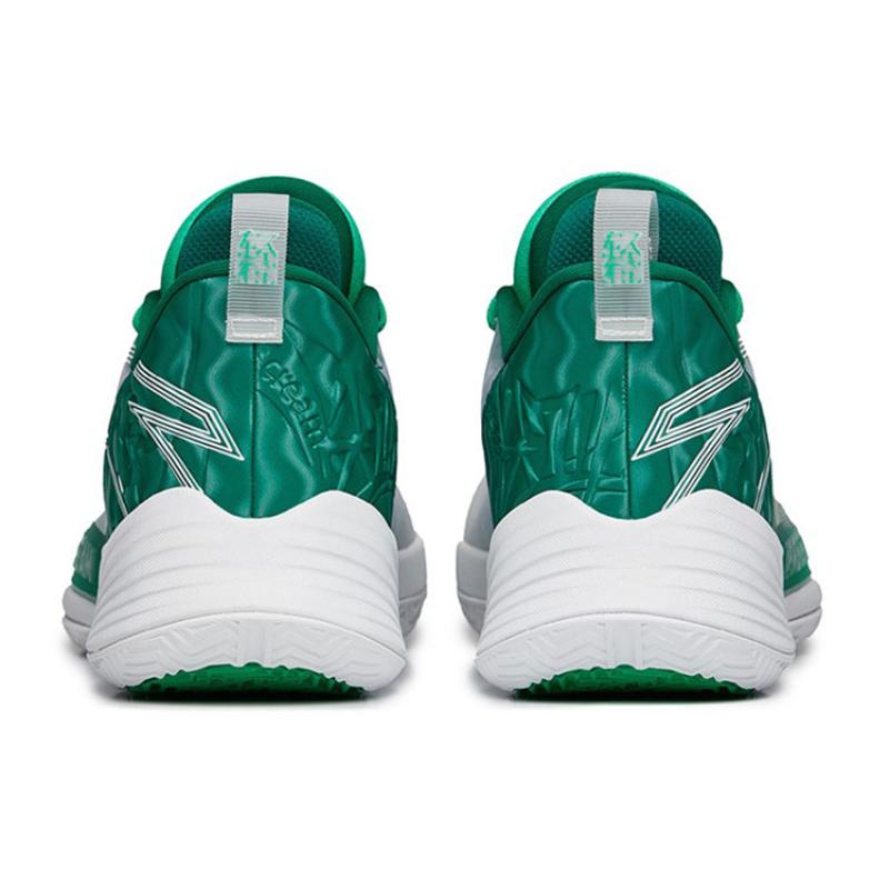 Scream x Anta Light Horseman 3 Anti-Slip Wear-Resistant Low-Top Performance Basketball Shoes Men's Green Sneakers 112221608S-1