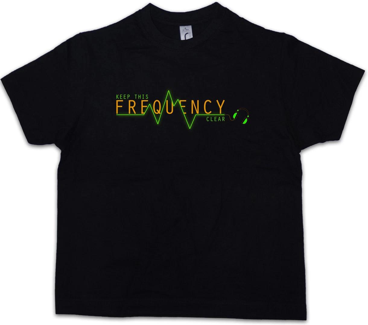 KEEP THIS FREQUENCY CLEAR Kids Boys kids boys T-Shirt Wireless Radio Electro Techno DJ MC 100