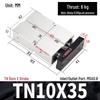 TDA Double-Axis Double-Rod Large Thrust Cylinder - Sizes: 10/16/20/25/32/40/50mm X 20/50/75mm