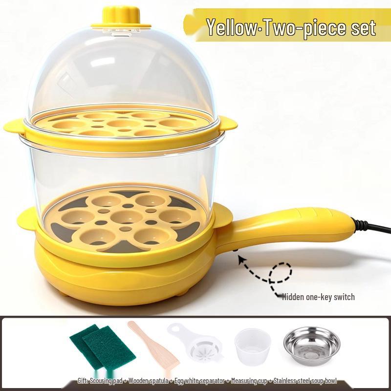 Canxiang Non-Stick Electric Frying Pan: Poached Eggs, Dumplings, Pot Stickers & Breakfast Cooker