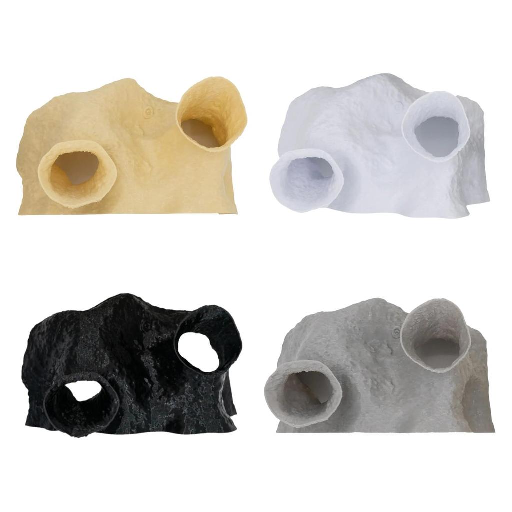 Aquarium Fish Tank Shrimp Cave Shelter Plastic Hiding Nest for Mini Complete Aquarium and Pond Landscape