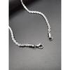 Style Necklace Men's Trendy Necklace Hemp Flowers Chain Women's Hip Hop Chain Thick Men All-Match Jewelry Clavicle Chain Light Luxury Minority