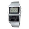 DATA BANK Digital Wristwatch DBC-611-1 Men's Silver and Black