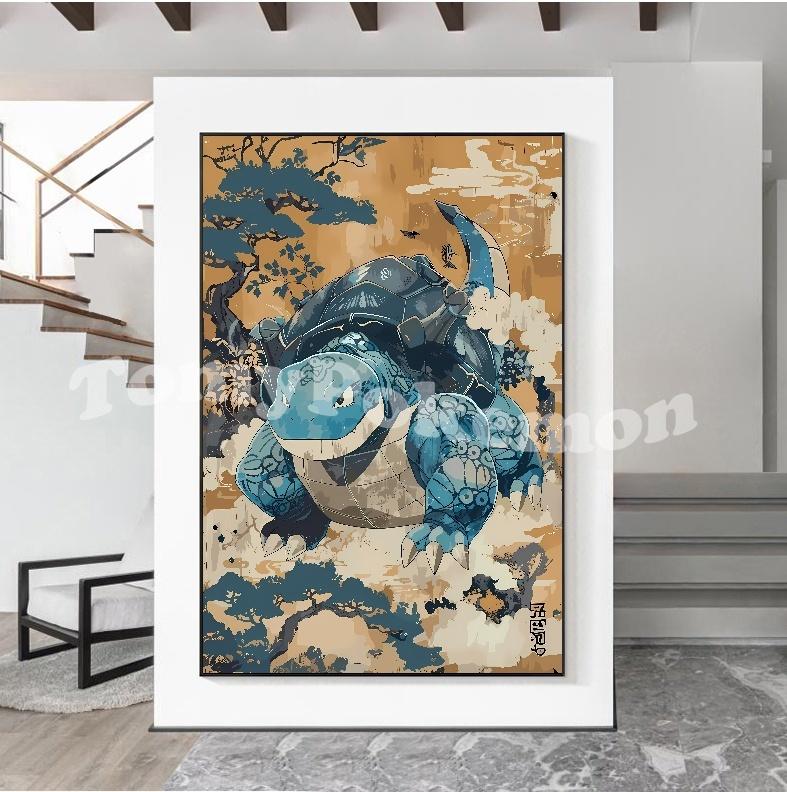 Print On Canvas Charizard Wall Art Home Modern Living Room Friends Gift Decoration Paintings Decorative Aesthetic Poster