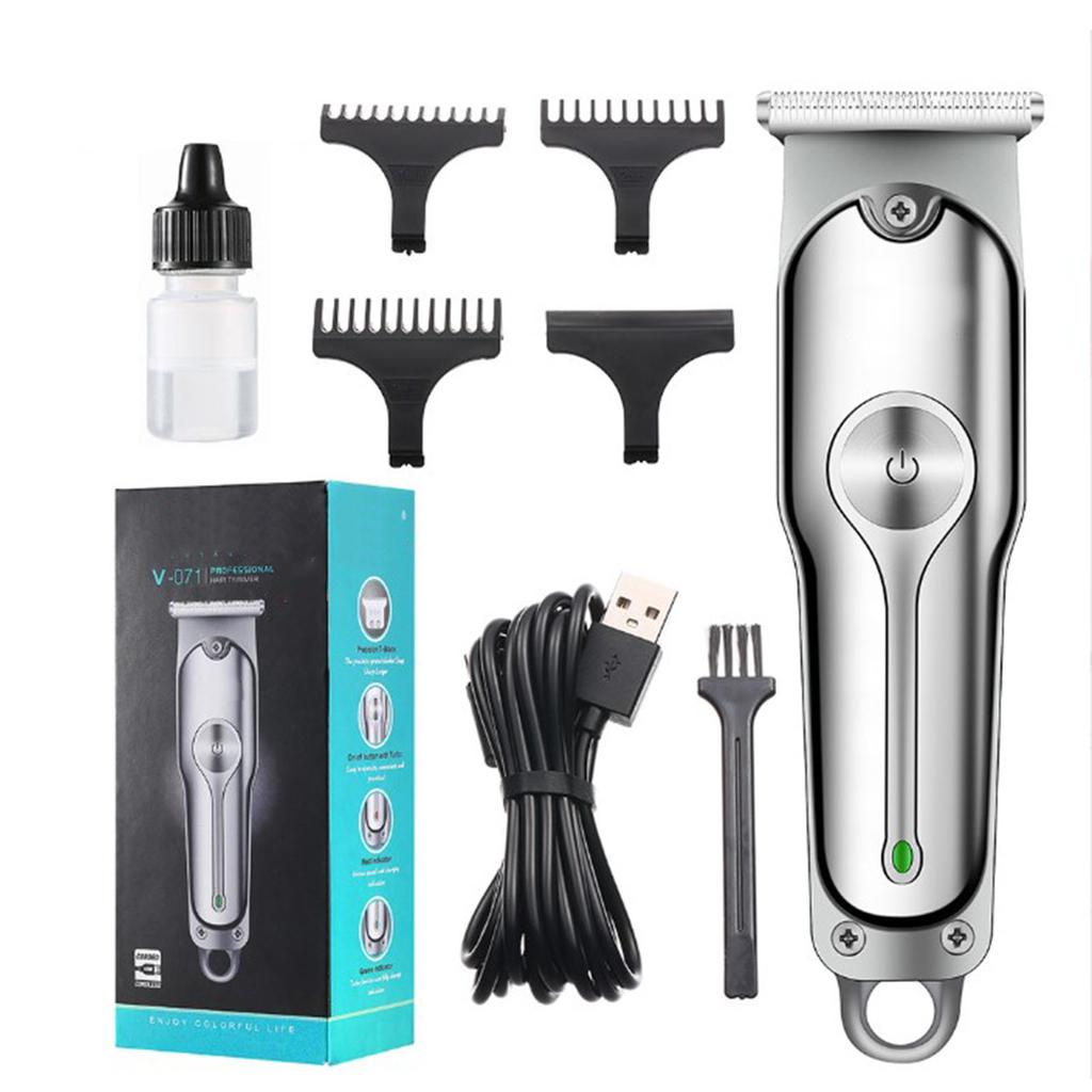 5W Hair Clipper Stainless Steel Rustproof Smooth Trimming for Travel Vacation Business Trips