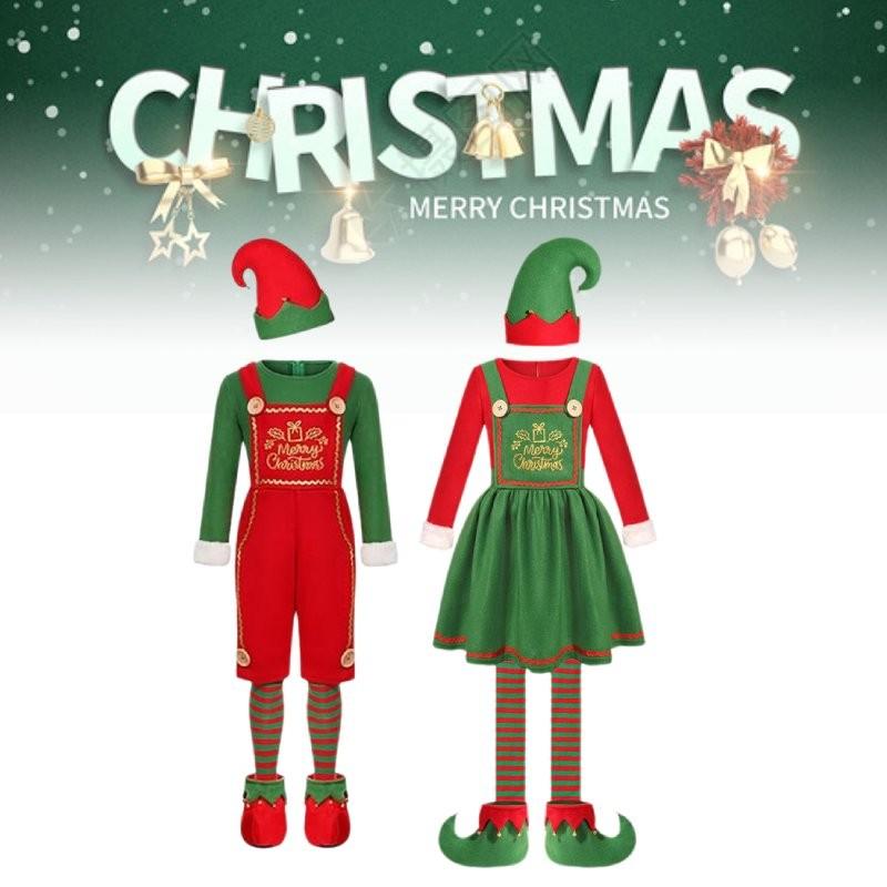 Costume Christmas Fancy Dress Adults Elf Outfits Role Playing Xmas Suits Cosplay