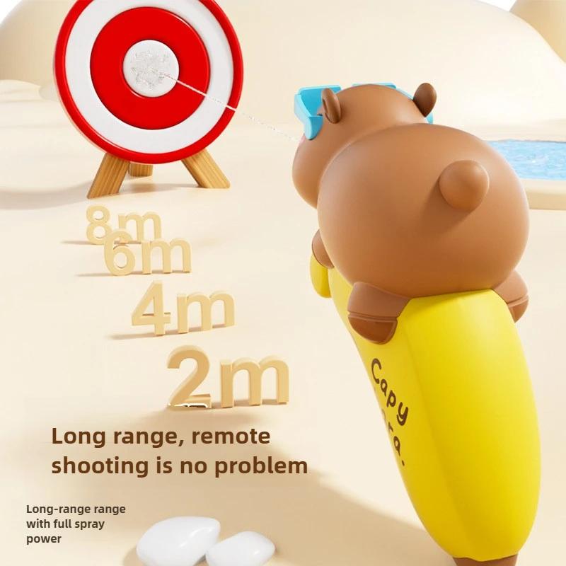 Mini vodní pistole kapybara pro děti Roztomilý kreslený letní hračka do přírody Perfektní pro bazénovou párty Bitvu na zahradě Vodní zábavu Dětský dárek