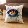 Home Polyester Pillowcase Without Pillow Core Simple Square Sofa Cushion Cover Waist Pillowcase Home