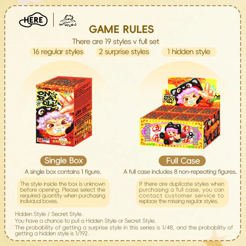 Wakuku On A Roll Series Figures Blind Box (Single Box / Full Set of 8 Boxes)