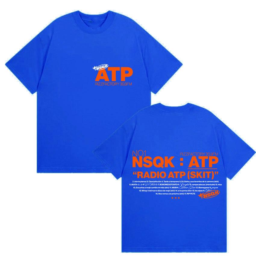 Rapper NSQK ATP AUN The PIENSO Album T-shirt for Men and Women, Retro 2025 Summer Pure Cotton 100% Printed Loose T-shirt