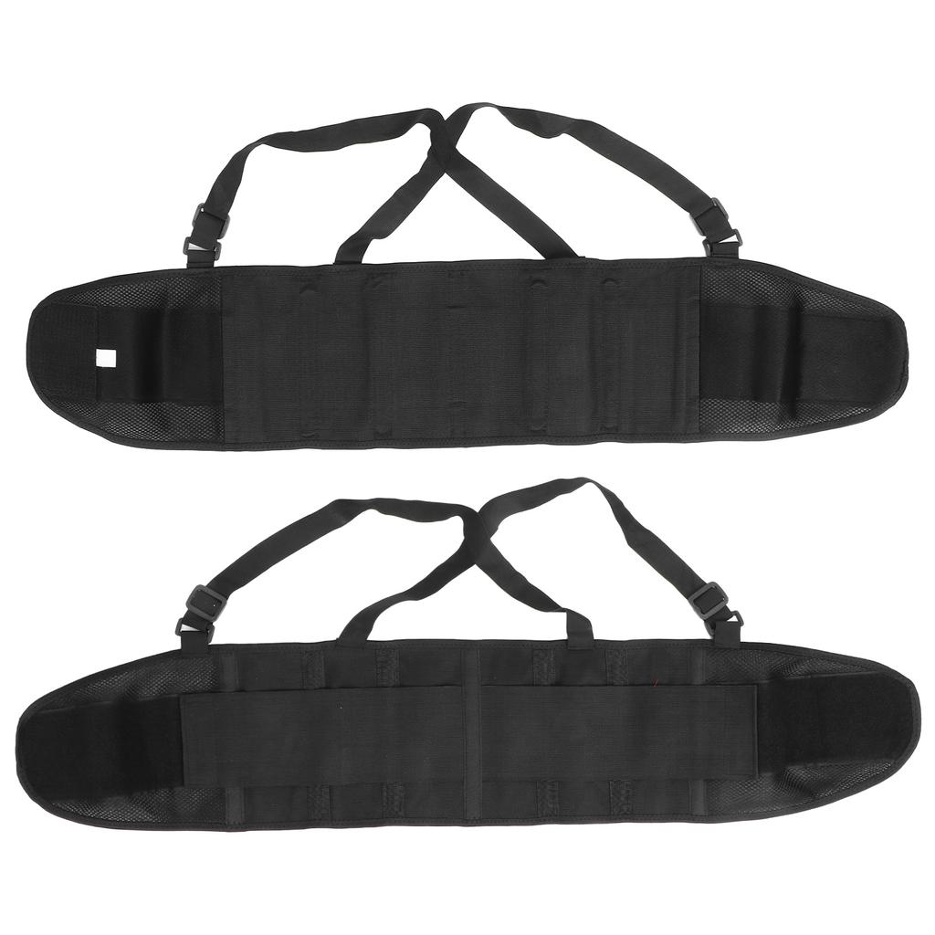 Breathable Back Support Belt Pain Relief Adjustable Hook Loop Fastener Waist Trainer Belt