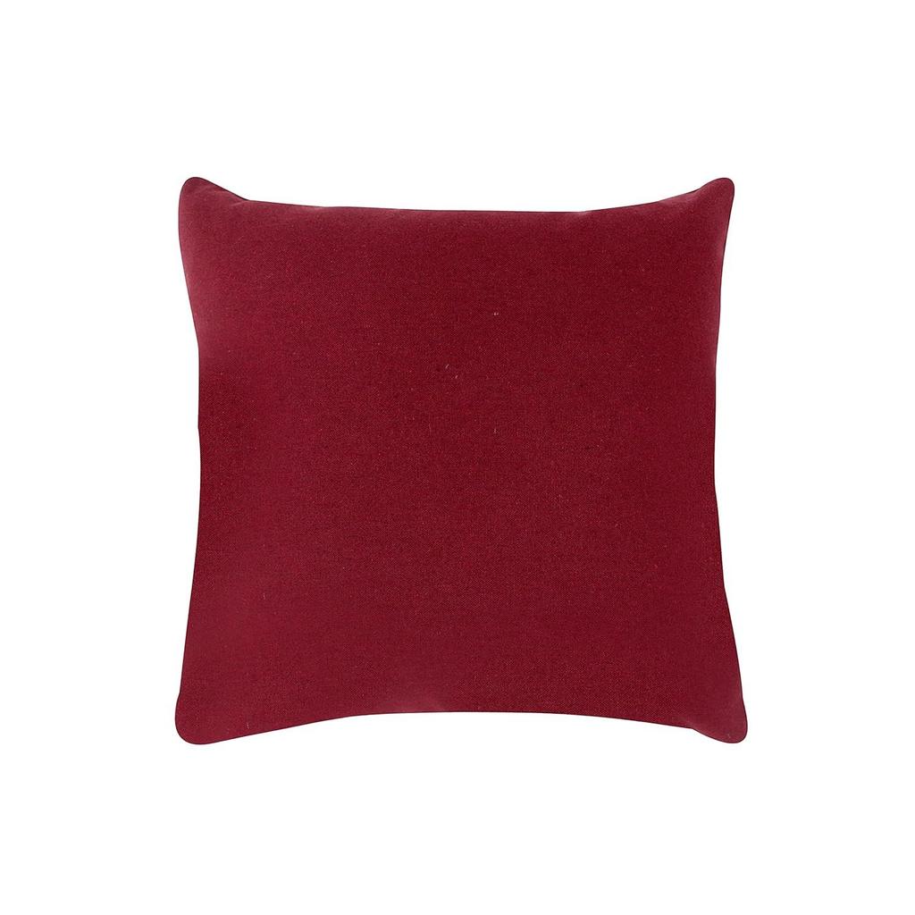 Cotton Genoma Broder Themed Cushion Covers for Cushions & Pillows (Red & Beige, Pack of 5)
