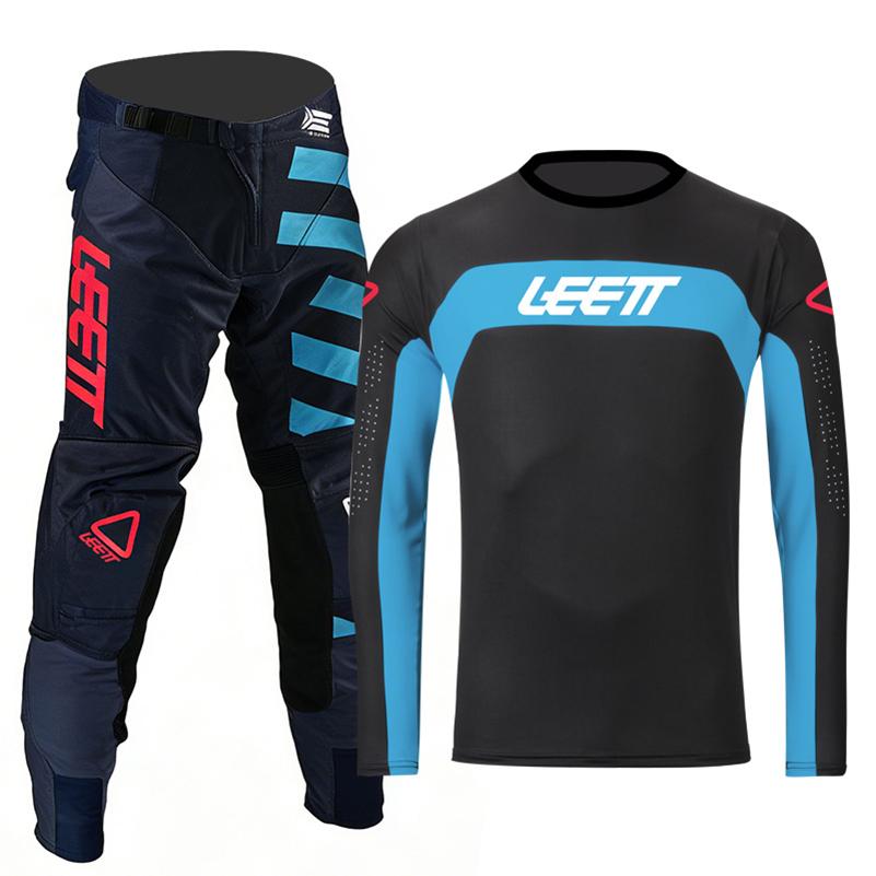 2026 nuovo set di abbigliamento leett motocross Enduro cross Maglia Pantaloncini Kit Set da Gara Off-road Kit da Uomo da Donna Montagna Downhill Motocicletta MX