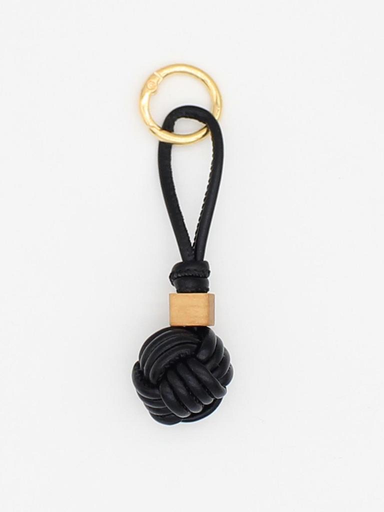 Korean Style PU Leather Hand-woven Ball Bag Pendant & Phone Charm - Autumn/Winter Collection