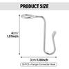 50 Pcs Stainless Steel + Silicone Hanger Connector Hooks, Space Saving Clothes Hanger Extender Hooks