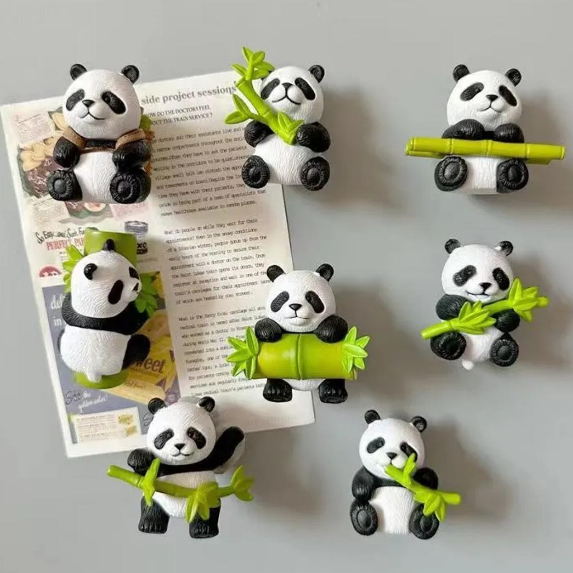 

Милые магниты на холодильник с пандой