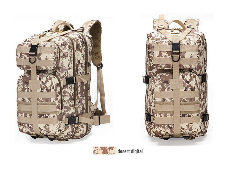 Spot 3P Assault Tactical Backpack: Waterproof Camouflage for Outdoor, Military, and Mountaineering - 35L Medium Size.