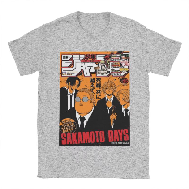 Sakamoto Daily Print Tshirt for Summer and Autumn 2025 loose and casual shortsleeved streetwear for men and women