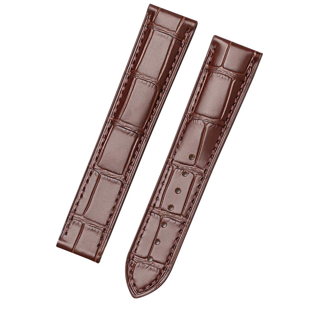 Omega Seamaster Genuine Leather & Bamboo Butterfly Strap - Men's & Women's Cowhide 20mm.