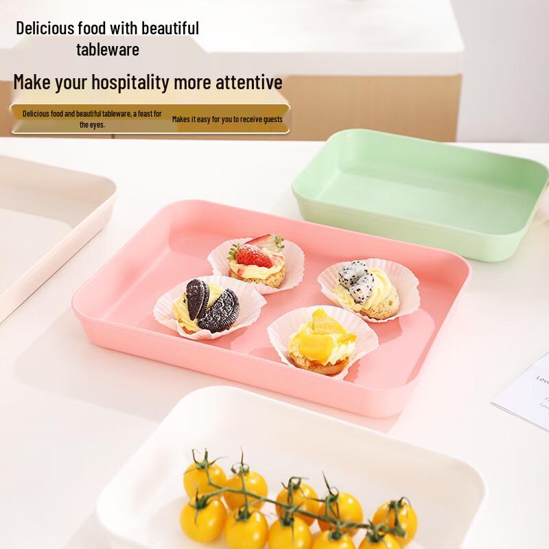 ZISIZ Nordic Plastic Serving Tray Set