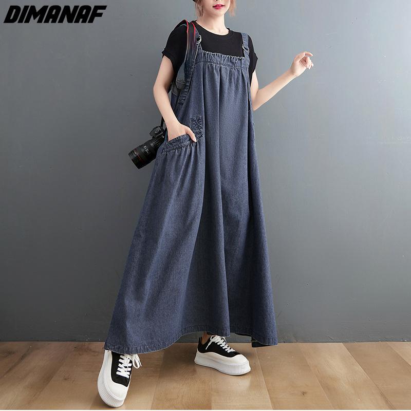 Kaufe DIMANAF Sommer Plus Größe Kleid Mode Ärmellose Frauen