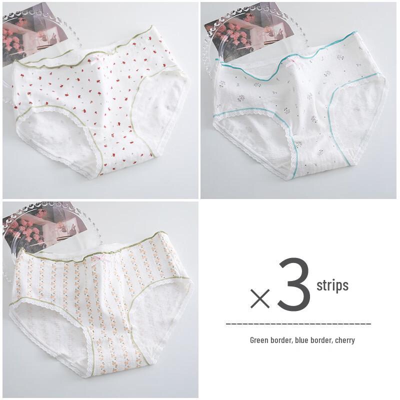 

Nanjiren Women s Sweet Print Underwear 3-Pack XL