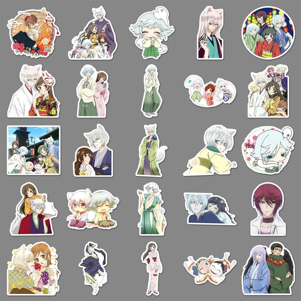50 Kamigami no Hajimemashita Graffiti Stickers - Japanese Anime Decor for Phone and Tablet Cases