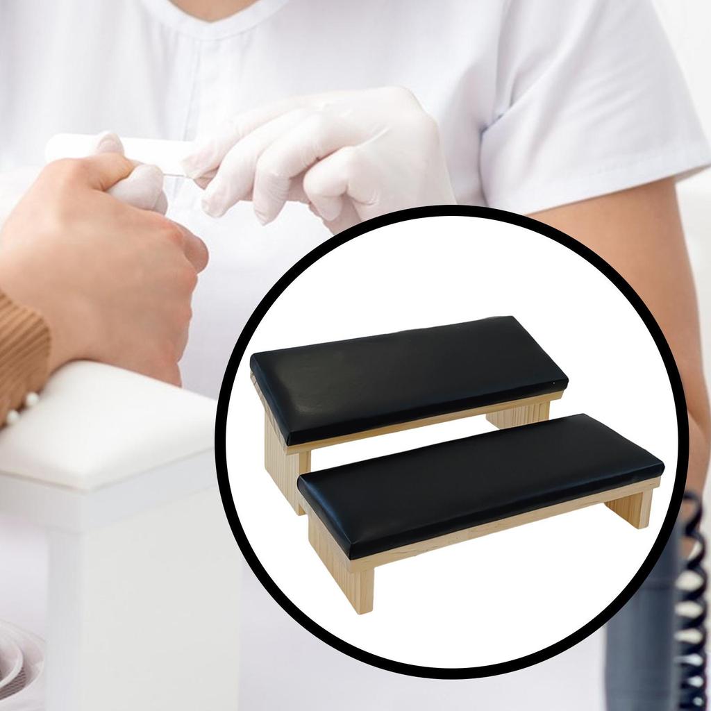 2 Pieces Manicure Hand Rest Cushion Arm for Nails Nail Handrest Stand